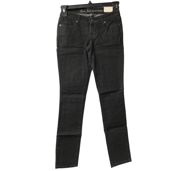 GUESS SARAH FIT LOW WAIST SKINNY BLACK JEANS‎ 24 NEW WITH TAG - Picture 4 of 9